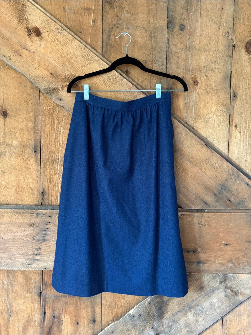 Vintage Navy A-Line Women’s Skirt